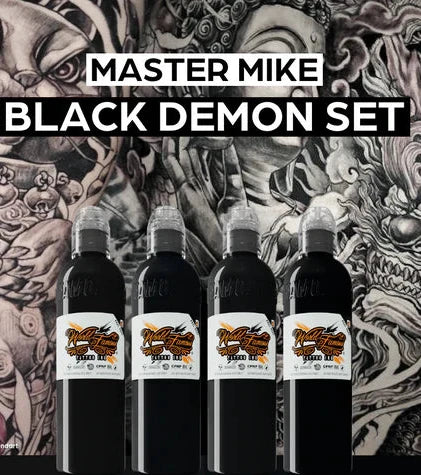 World Famous Ink Master Mike Black Demon Set 120ml