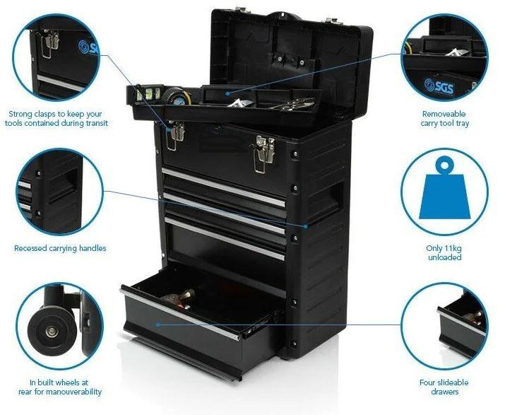 Mobile Rolling Tattoo Case - Tattoo Everything Supplies