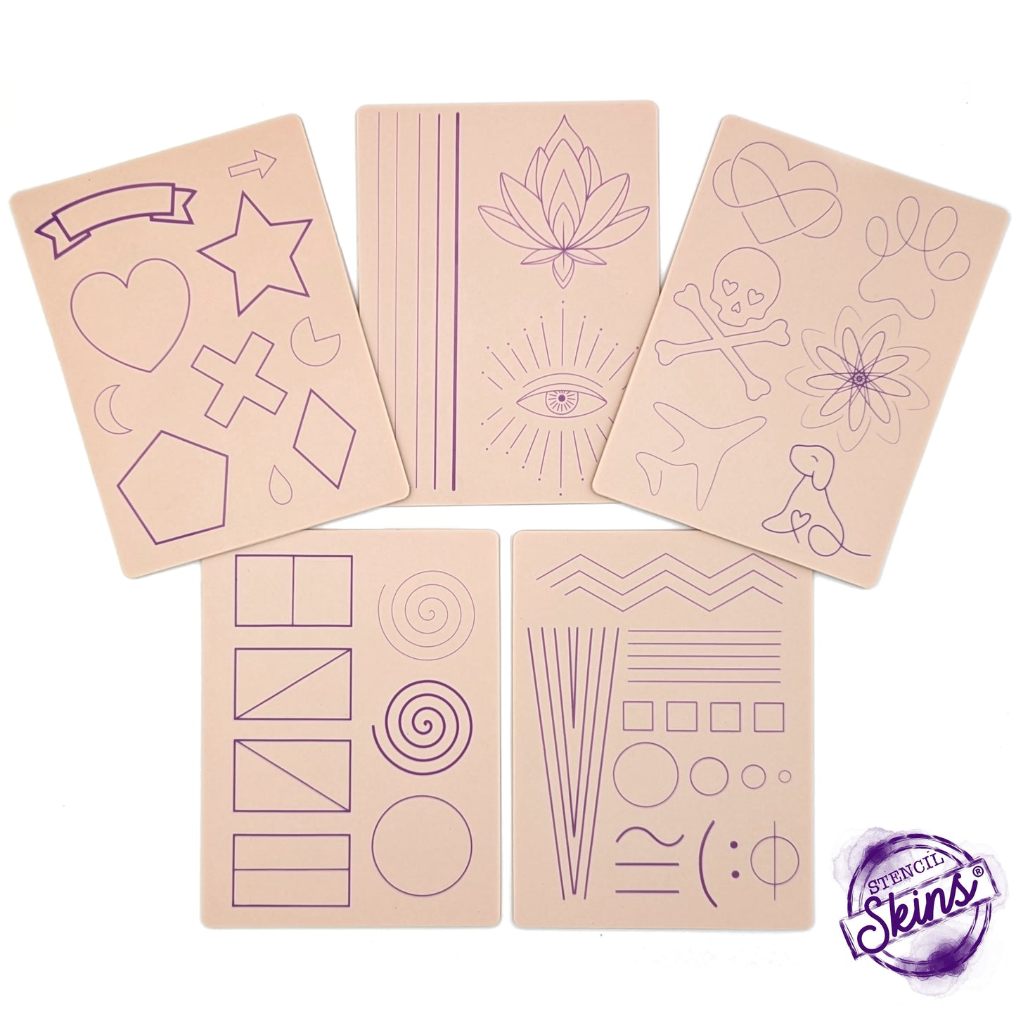 Stencil Skins - Tattoo Practice Skincare