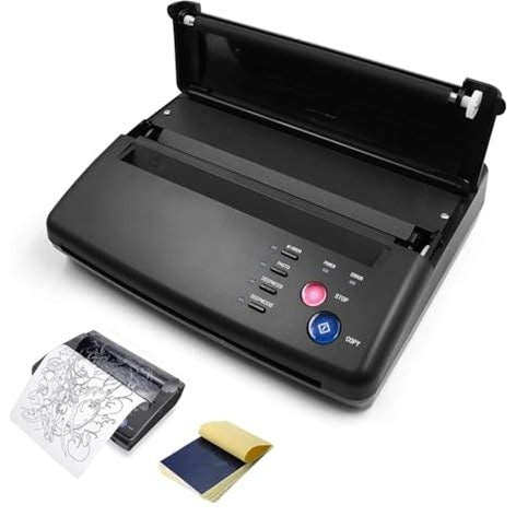 Tattoo Stencil Printer - Thermal Transfer Machine - Black