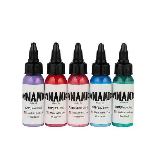 Dynamic Tattoo Ink Candy 1oz Colour 5 Set