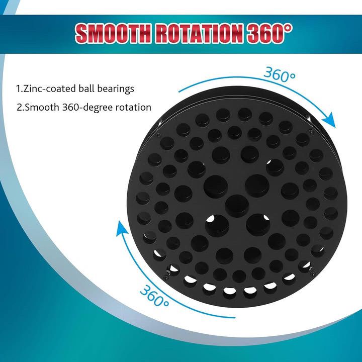 Tattoo Ink Wall Rack Display - 360* Turning Circle & Tray