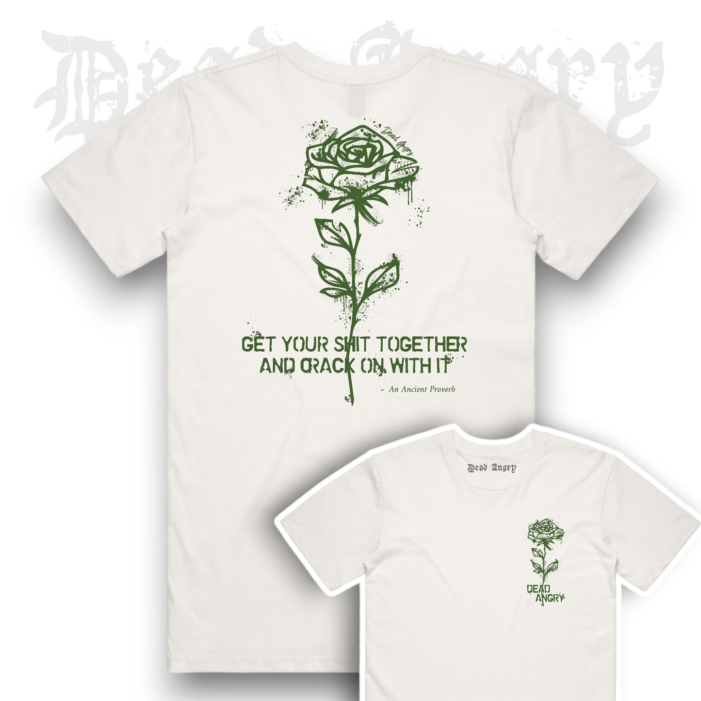 DEAD ANGRY - Crack On With It Tee