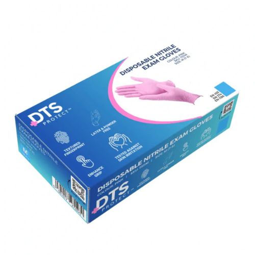 DTS PINK Nitrile Gloves 4.2G
