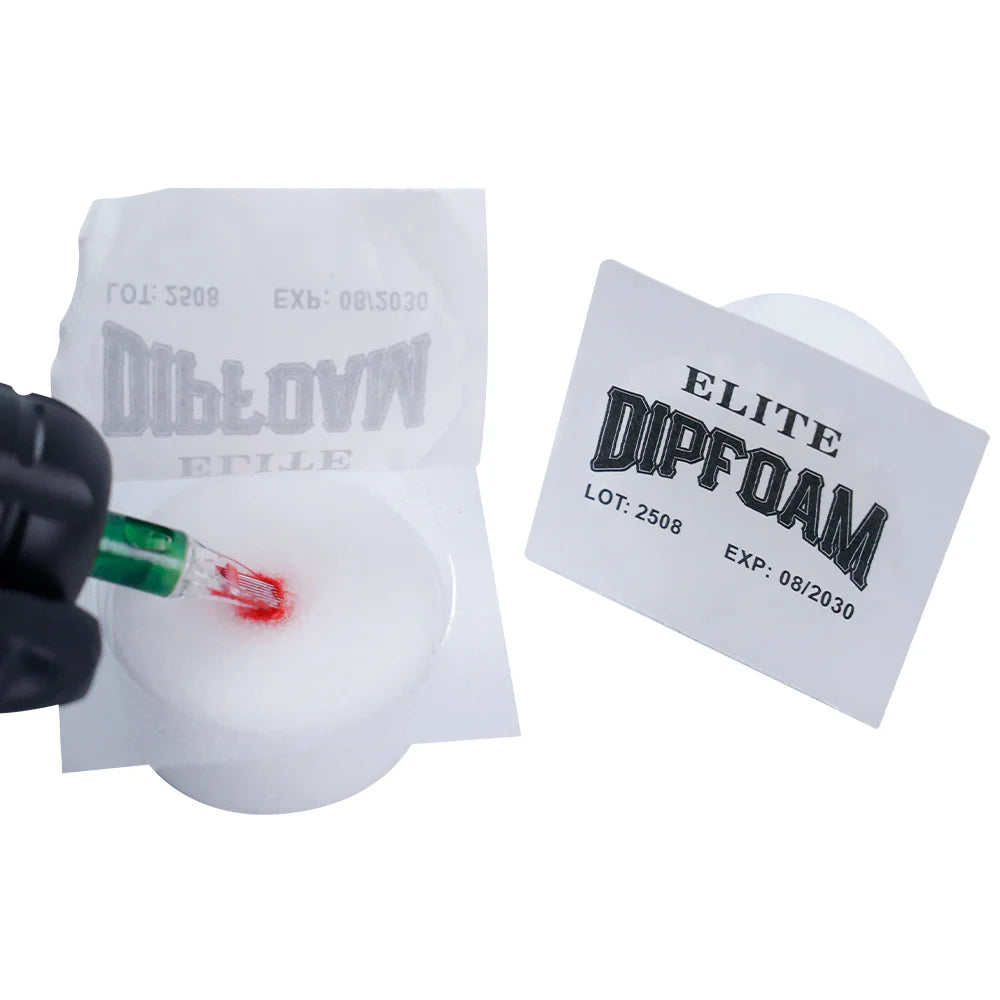 Elite Foam Caps - Rinse, Dip and Clean Needles