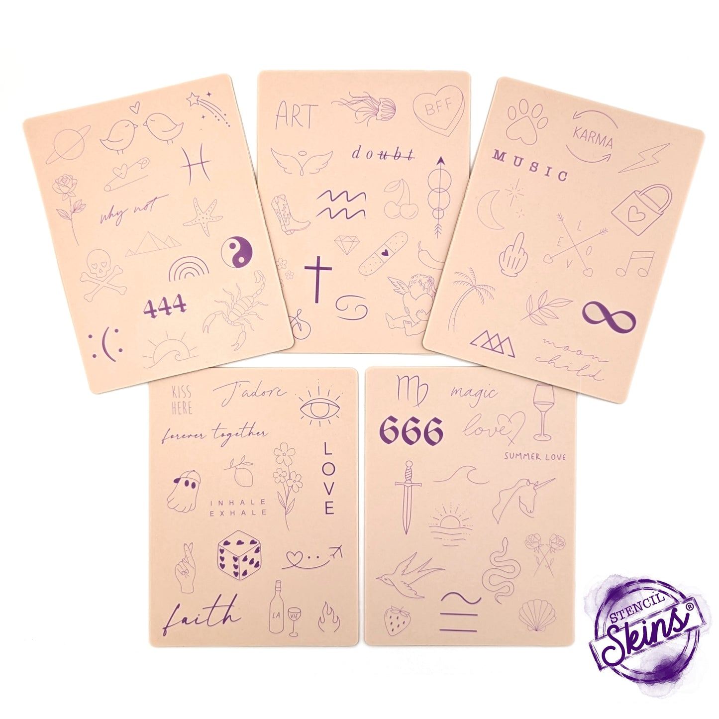 Stencil Skins - Tattoo Practice Skincare