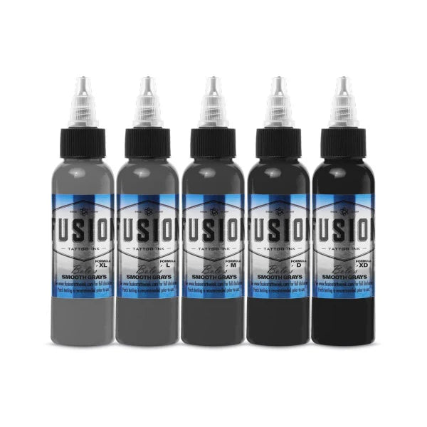 Fusion Ink - Bolos Smooth Gray Signature 1oz set