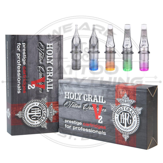 Holy Grail - V2 - Prestige Needle Cartridges -12s Extra Tight - Tattoo Everything Supplies