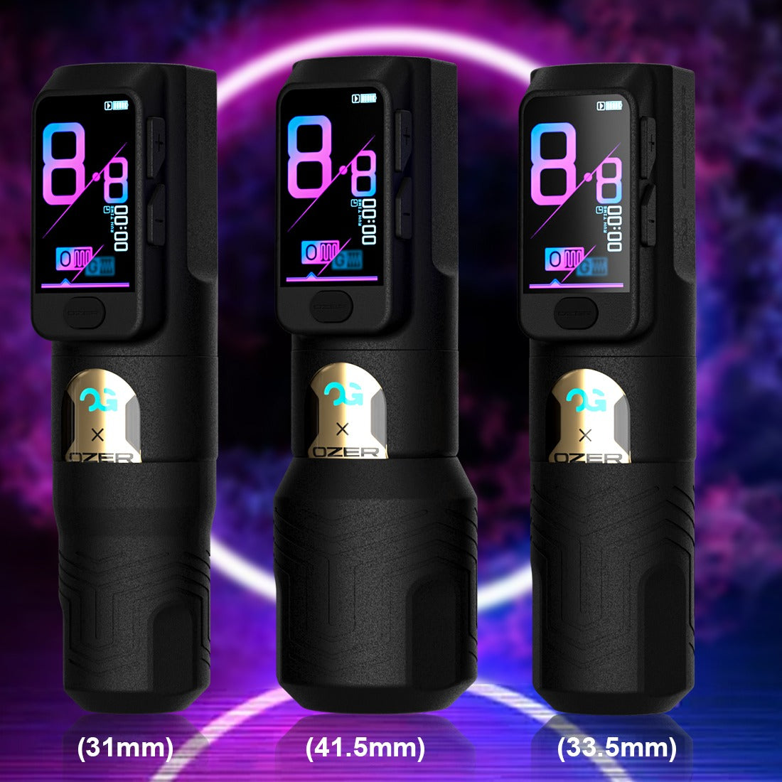 Ozer Fury II Wireless Tattoo Pen Machine - 4.2mm