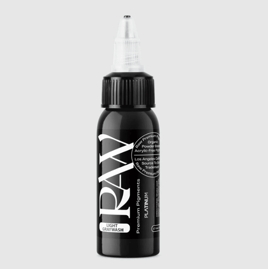 RAW Pigments Platinum - Grey Wash Light - Tattoo Everything Supplies