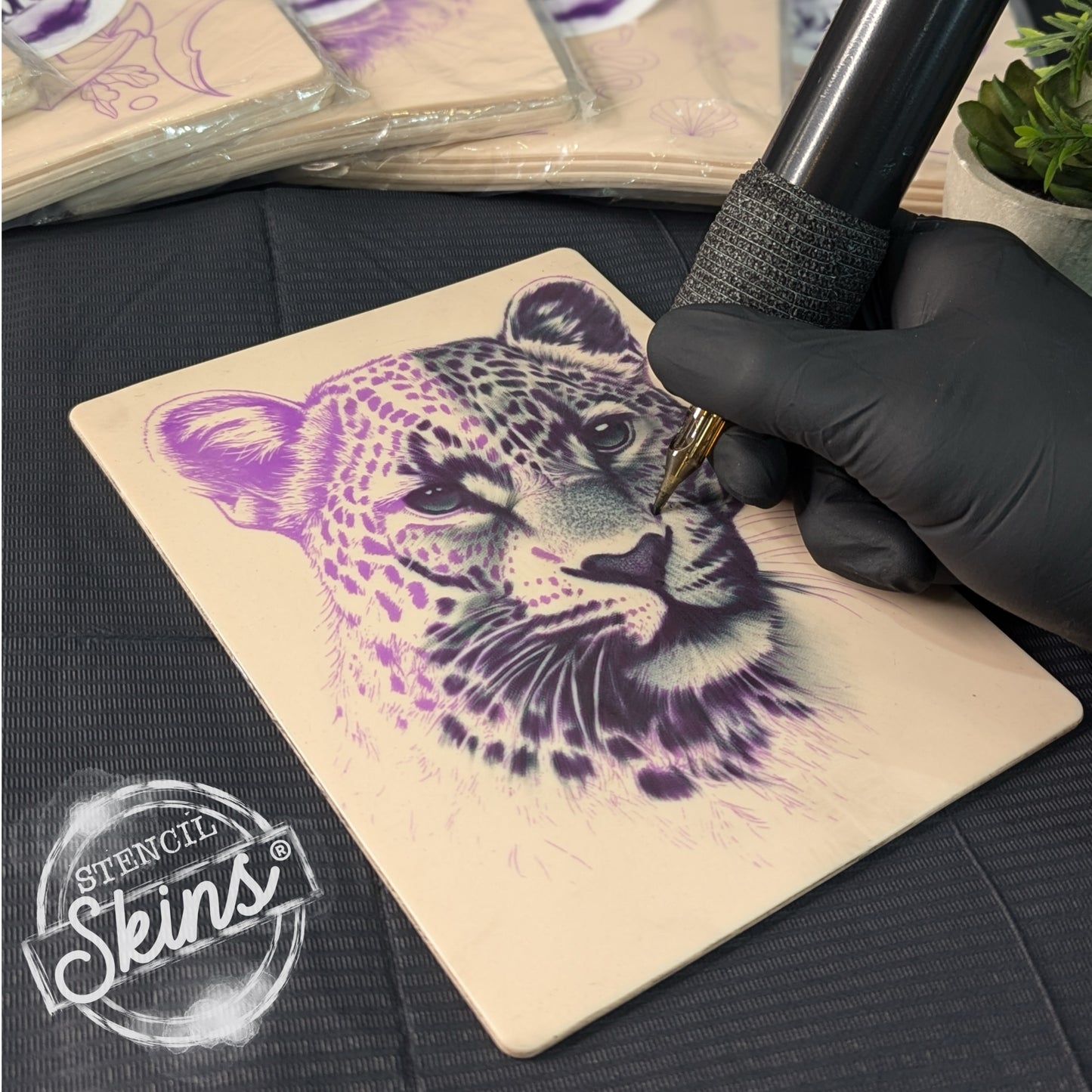 Stencil Skins - Tattoo Practice Skincare