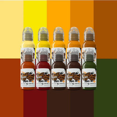Pony Lawson 24k Set - World Famous Tattoo Ink 1oz