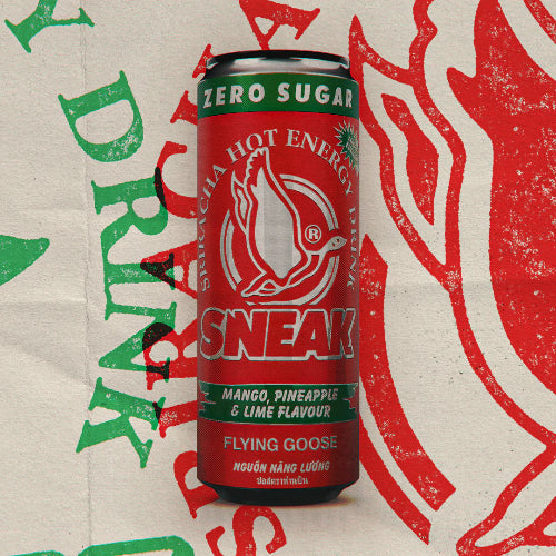 Sneak x Flying Goose Sriracha Mango Pineapple Lime Energy Drink 330ml
