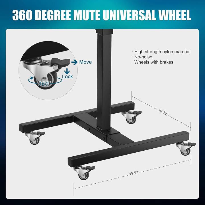 Mobile Workstation - Stainless Steel