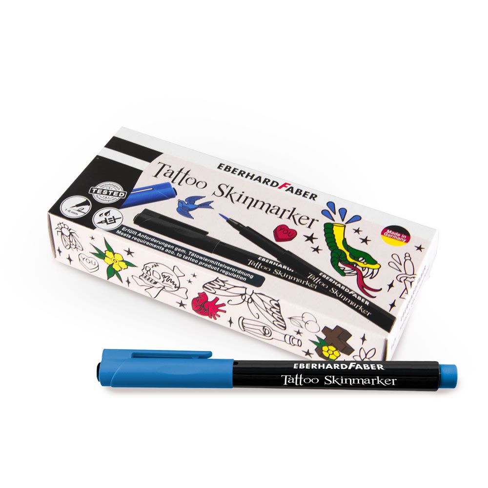Eberhard Faber Tattoo Skinmarker Pens - Hard Brush