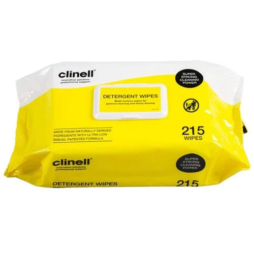 Clinell Power Detergent Wipes Pack of 215
