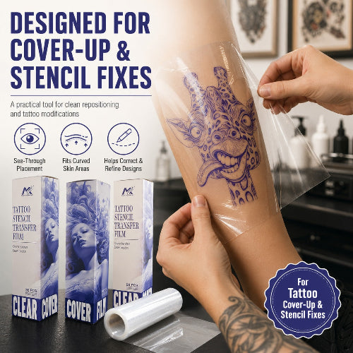 MK Clear Tattoo Transfer Film Roll