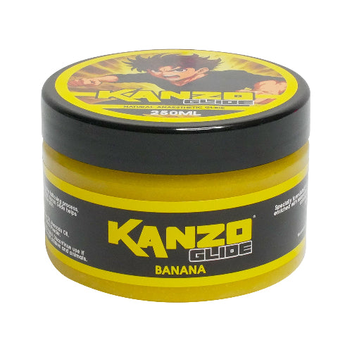 Kanzo Glide Banana product container on a white background