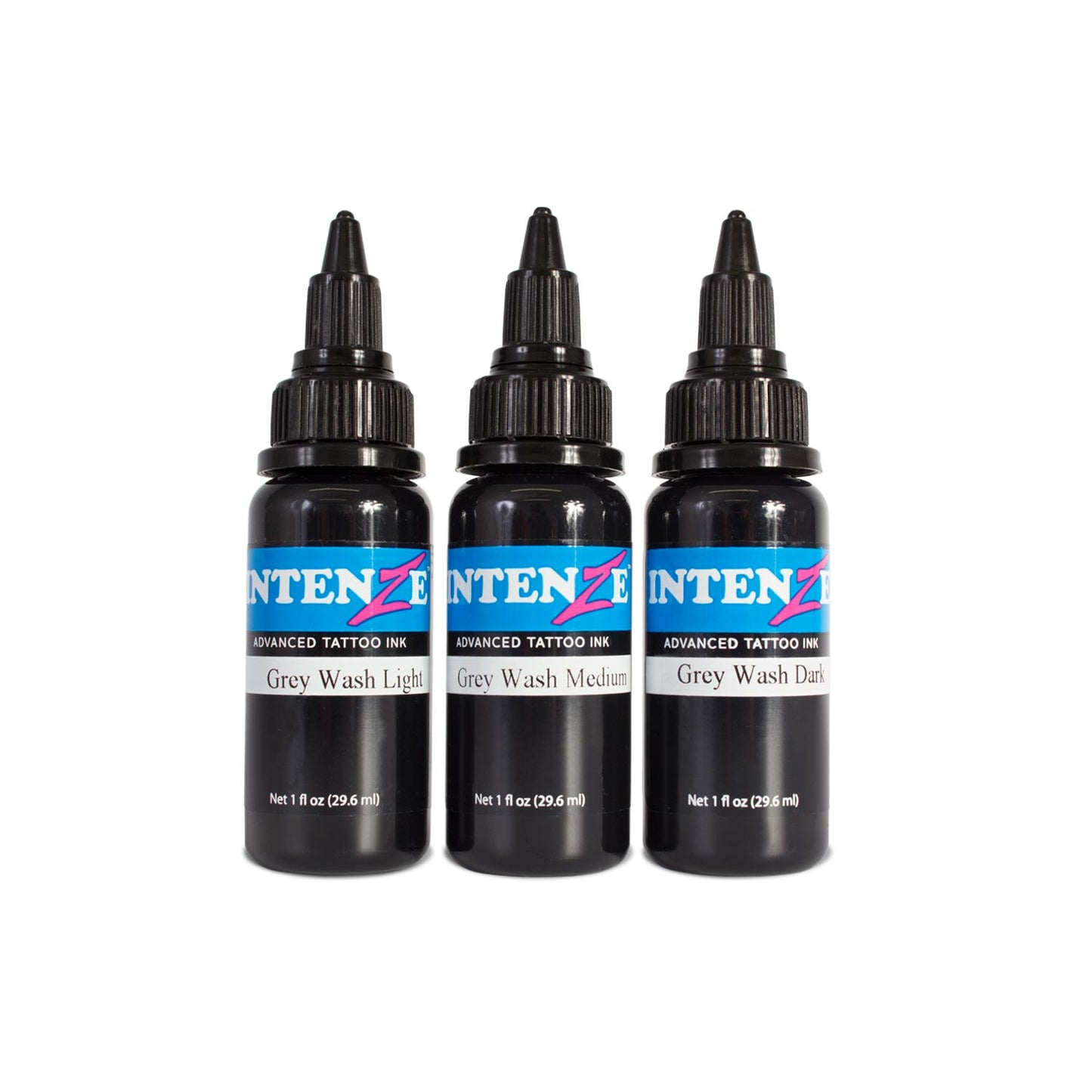 Intenze Tattoo Ink - Grey Wash Set 1oz