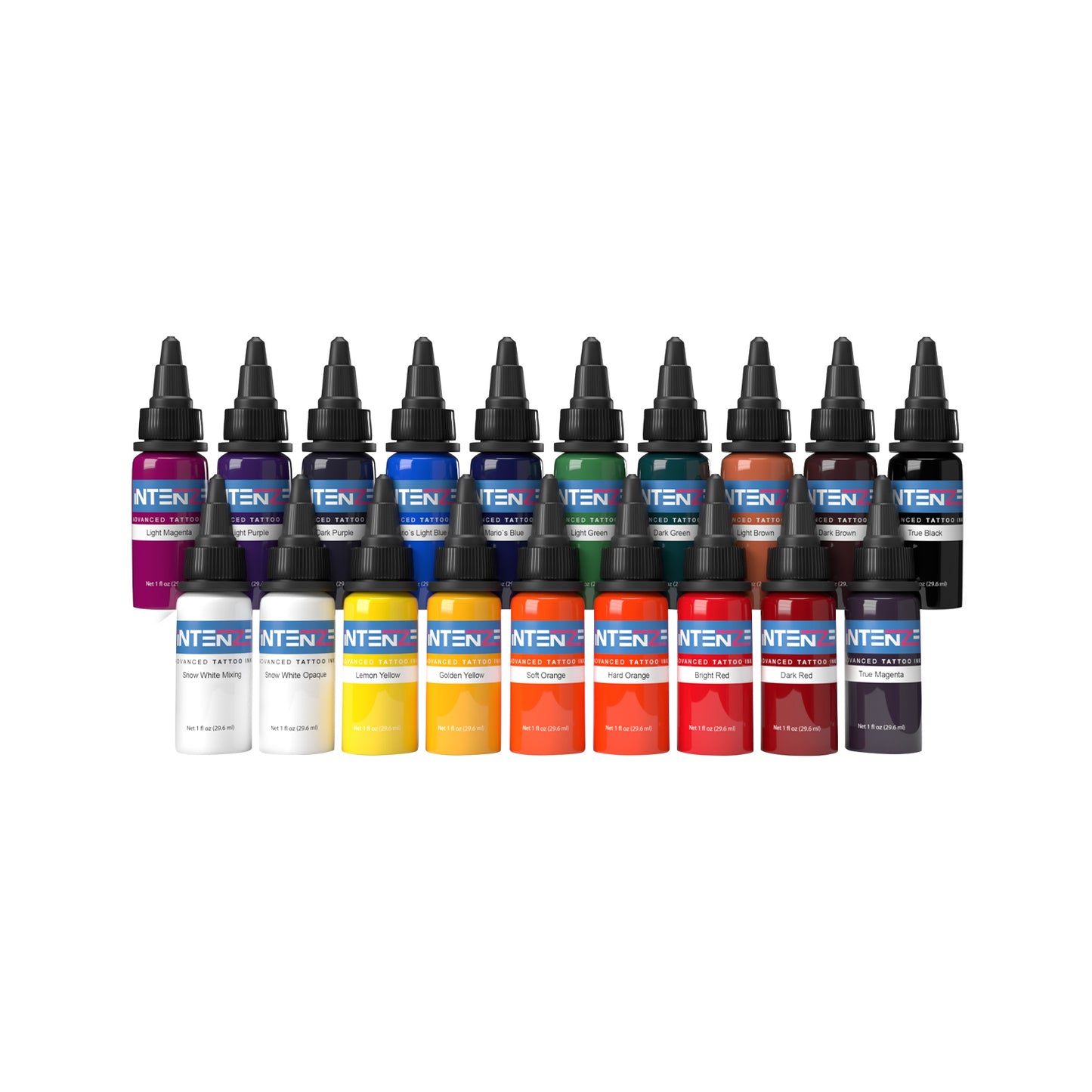 Intenze Tattoo Ink - 19 Colour Set