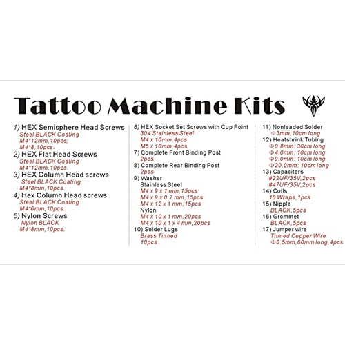 Tattoo Machine Rebuild & Repair Kit - Tattoo Everything Supplies