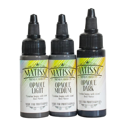 Matisse Ink - Opaque Grey Set of 3 - 1oz