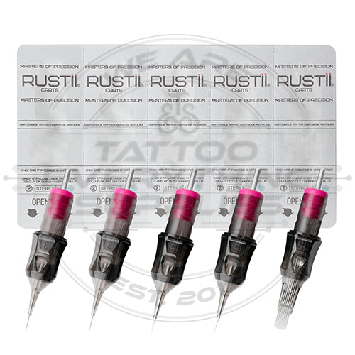 RUSTII Tattoo Needle Cartridges-SAMPLE 5 PACK