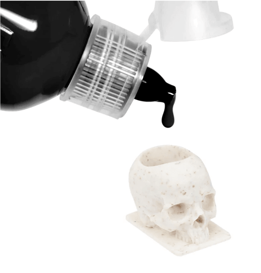 Saferly Skull Ink Caps - Biodegradable - Tattoo Everything Supplies