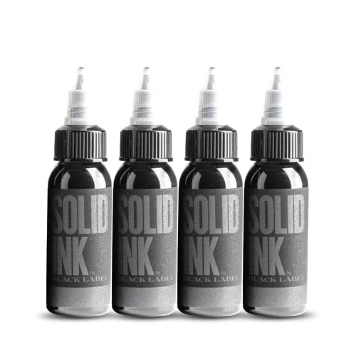 Solid Ink - Greywash Black Label Set of 4