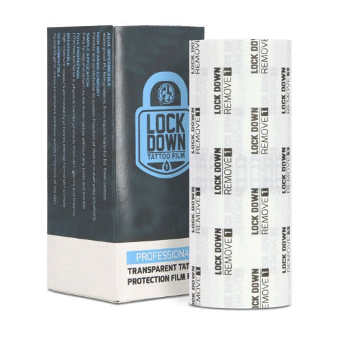 THE INKED ARMY - Lock Down - Breathable Tattoo Film - Roll 15cm x 10m