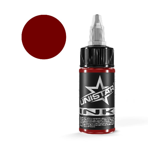 Unistar Tattoo Ink - Dark Red 30ml
