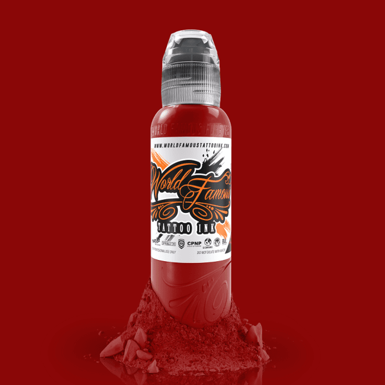 World Famous Ink Master Mike Inkfiend Red 1oz - Tattoo Everything Supplies