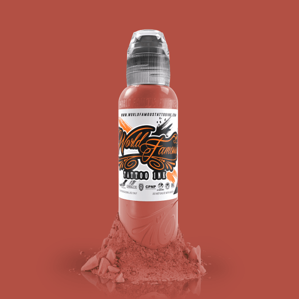 World Famous Ink Mars Sand Red 1oz - Tattoo Everything Supplies