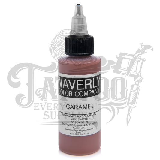 Waverly Color - Tattoo Pigment - Caramel 2oz - Tattoo Everything Supplies