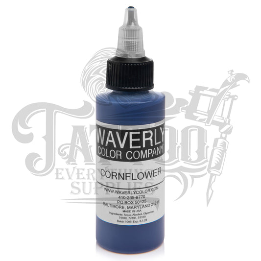 Waverly Color - Tattoo Pigment - Cornflower 2oz - Tattoo Everything Supplies
