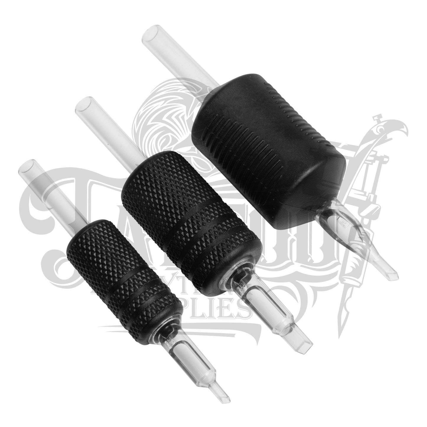 Disposable Tattoo Grips with Clear Tips - Tattoo Everything Supplies