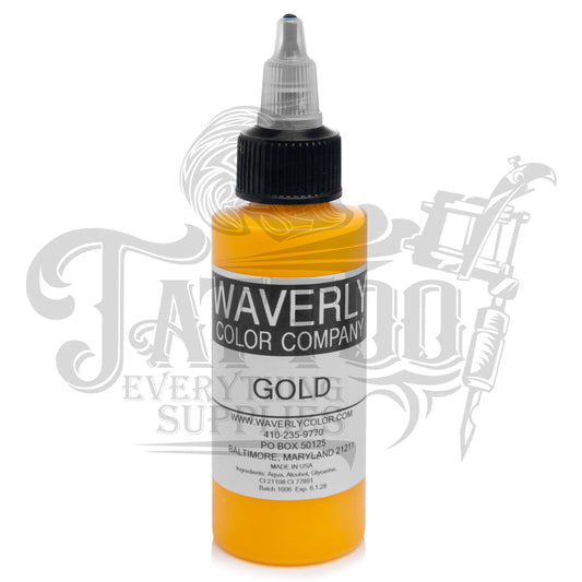 Waverly Color - Tattoo Pigment - Gold - Tattoo Everything Supplies