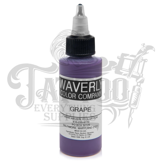 Waverly Color - Tattoo Pigment - Grape 2oz - Tattoo Everything Supplies
