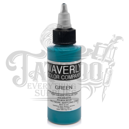Waverly Color - Tattoo Pigment - Green - Tattoo Everything Supplies