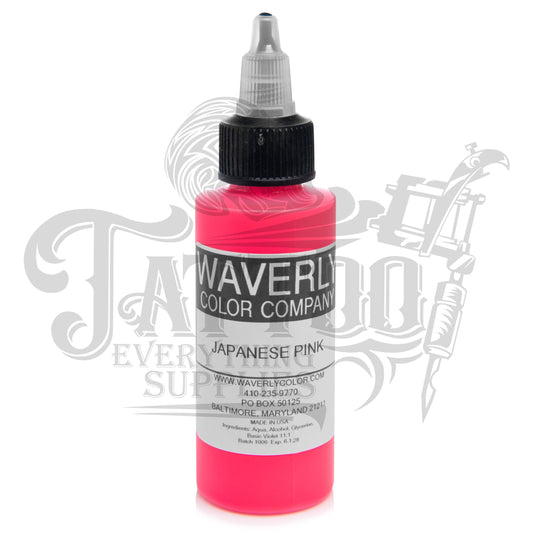 Waverly Color - Tattoo Pigment - Japanese Pink 2oz - Tattoo Everything Supplies