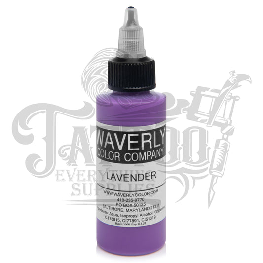 Waverly Color - Tattoo Pigment - Lavender 2oz - Tattoo Everything Supplies