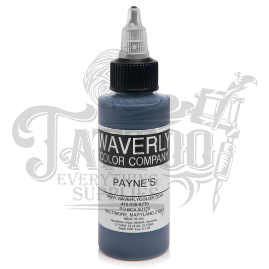 Waverly Color - Tattoo Pigment - Payne's Grey 2oz - Tattoo Everything Supplies
