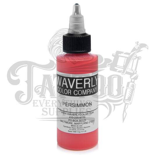Waverly Color - Tattoo Pigment - Persimmon 2oz - Tattoo Everything Supplies