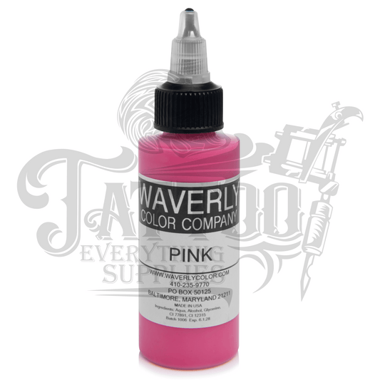Waverly Color - Tattoo Pigment - Pink 2oz - Tattoo Everything Supplies