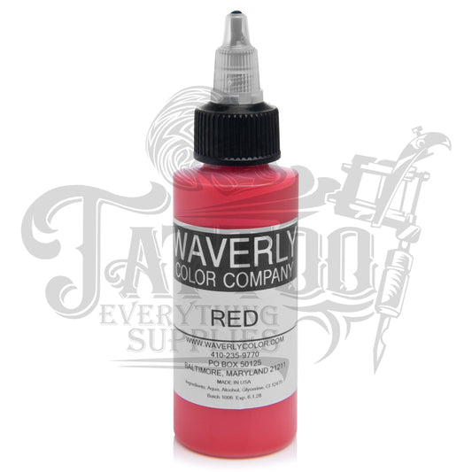 Waverly Color - Tattoo Pigment - Red - Tattoo Everything Supplies