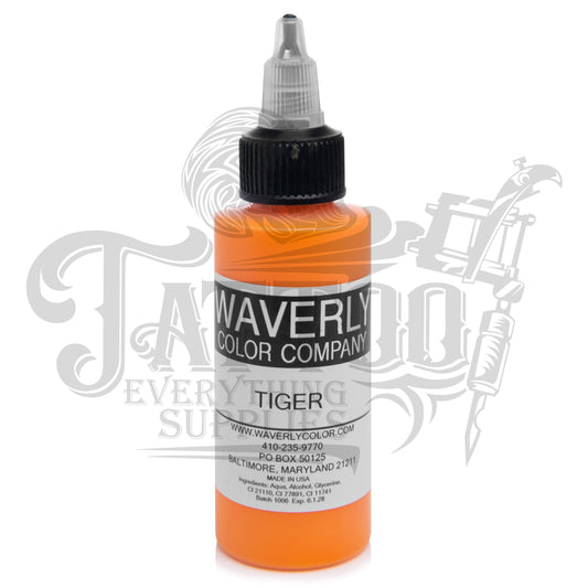 Waverly Color - Tattoo Pigment - Tiger 2oz - Tattoo Everything Supplies
