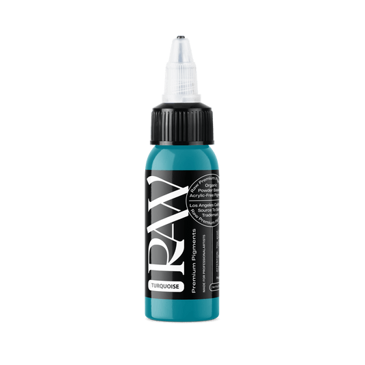 RAW Tattoo Ink - Turquoise - Tattoo Everything Supplies