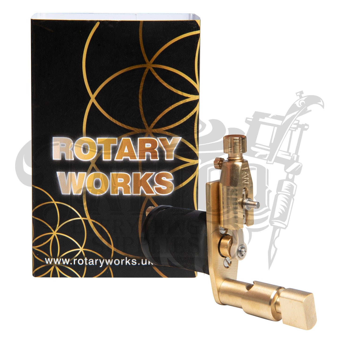 Rotary Works Springer (Ultimate Warrior) Brass Machine - Tattoo Everything Supplies