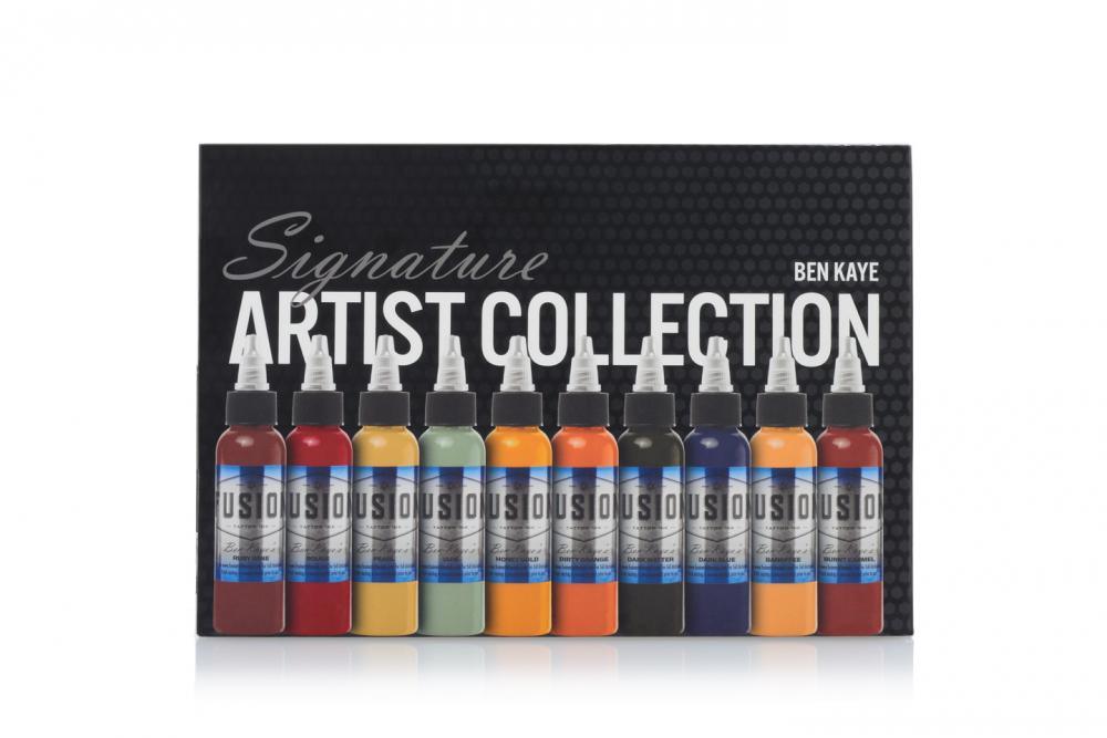 Fusion Ink - Ben Kaye Signature Palette 1oz set - Tattoo Everything Supplies