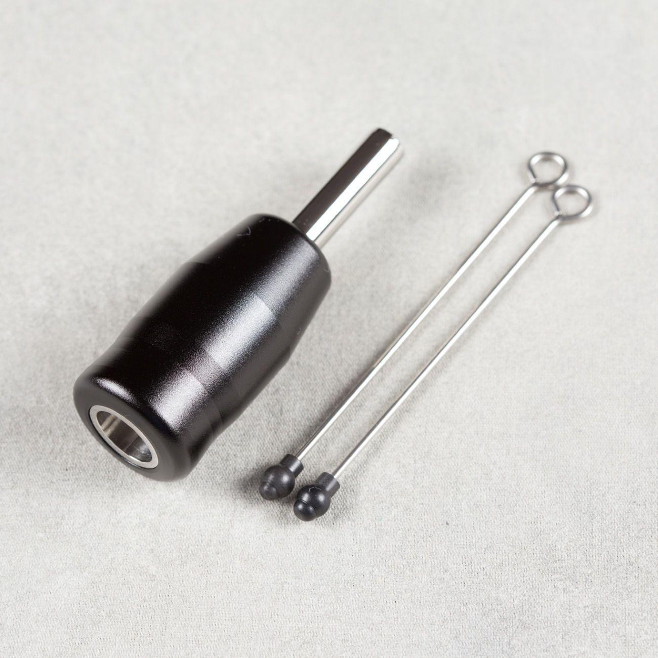 T-Tech Contoured 25mm Black Aluminum Grip - Tattoo Everything Supplies